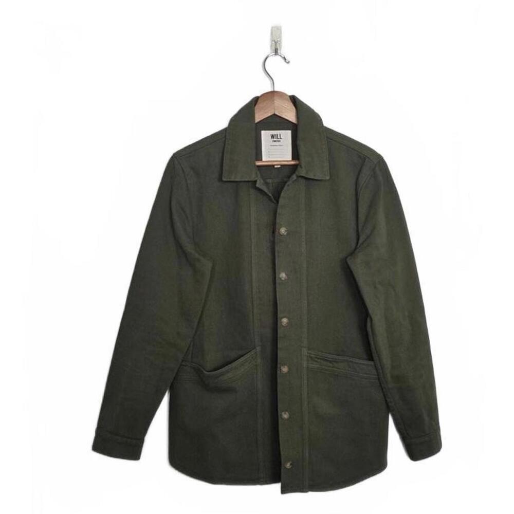 Sezane Will Jacket Sezane Khaki Olive Green Size Small New Without Tags - Picture 2 of 5